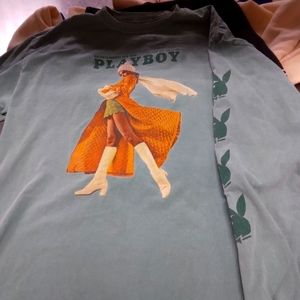 Playboy large tee long sleeve